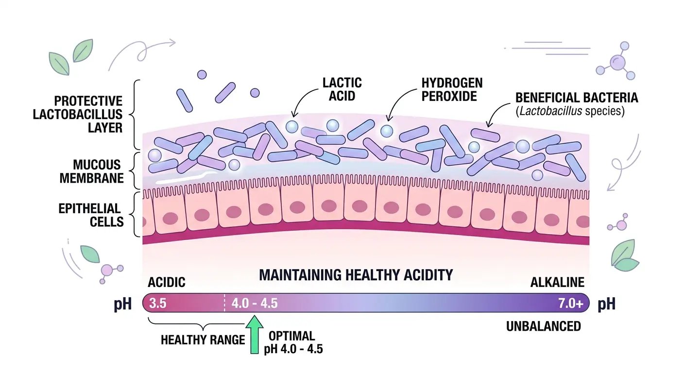 Vaginales Mikrobiom Illustration